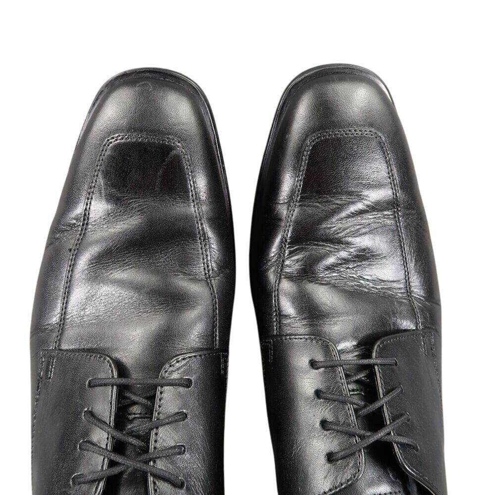 Cole Haan Shoes Mens 8.5 Oxford Classic Formal Leather Black Dress Event Lace Up - Picture 7 of 14
